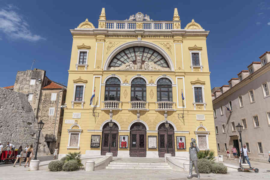 Croacia - Split 78 - Teatro Nacional de Croacia